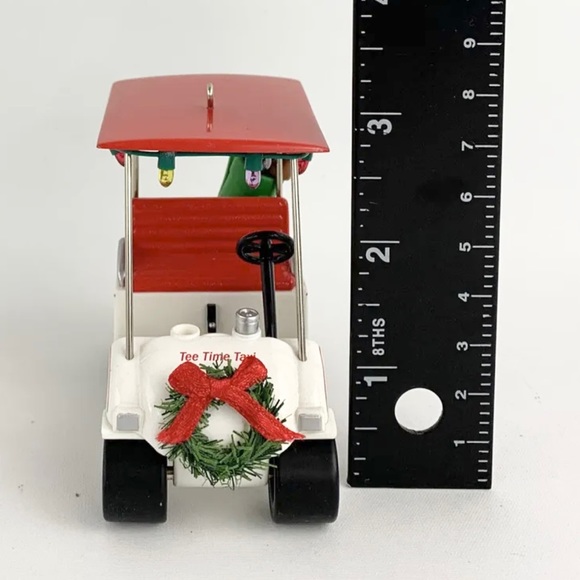 NIB Hallmark Keepsake Golf Car Tee Time Taxi Ornament 2007 - Picture 4 of 10